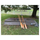Sundolphin American 12 flat bottom boat w anchor and 4 oars WIRE TRANSFER REQUIRED