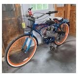 Margaritaville bicycle with gas engine unknown running condition