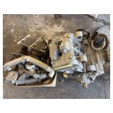 He ordered this, we unwrapped it The handwritten tag on the engine says it's an 03 Honda FSC 600a Silver Wing engine, and other parts