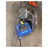 Single cylinder engine and muffler and a Duramax gas tank