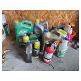 Coolant, oils, etc as shown