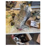 Ultima motor works two cylinder engine Looks like a motorcycle engine the casting number on the engine is jl24 k63713 partially assembled appears new