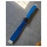46' wood propeller blue