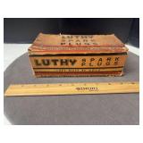 Luthy spark plugs box with 10 boxed spark plugs