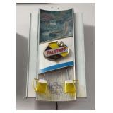 Falstaff beer mugs sign w/angler picture