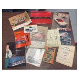 Car advertising pamphlets as shown
