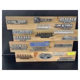 Auto Dealer nameplates on board
