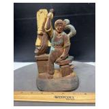 Cast iron blacksmith doorstop