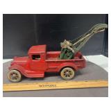 Cast iron tow truck