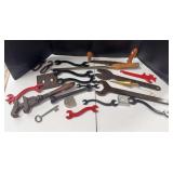 Antique tools as shown