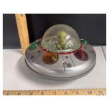 Tin/plastic Battery Op Alien and UFO