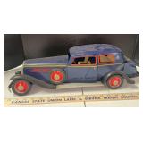 Pressed tin friction car