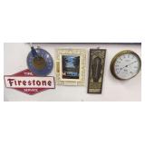 Adv thermometers, signs