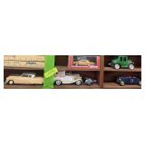 Toy vehicles as shown