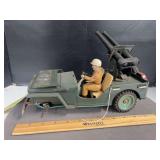 Friction drive Army Jeep