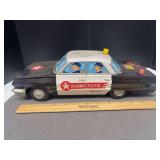 Battery operated pressed tin hwy patrol car