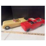 Eldon plastic truck and battery operated plastic car