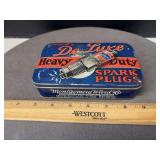 Wards Deluxe heavy duty spark plugs tin box