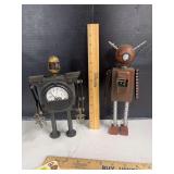 2 homemade robots