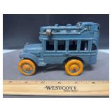 Cast iron tourist bus