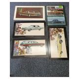 4 Chevy pasteboard promo poster and framed print advertising pc