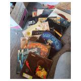 Assortment of 70s vinyl records, Elton John, Beatles, Pat Benatar, and many more
