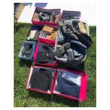 Large assortment of ladies shoes, size 8 1/2 some new some used