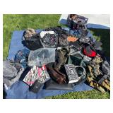 Giant group of bags of all kinds, including backpacks, duffels, totes, Thirtyone