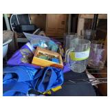 Assortment of Elks memorabilia including two coats, lots of pins, glasses and mugs, belt buckle