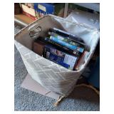 Tote full of CDs and some DVDs