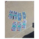 Nevada and oregon license plates