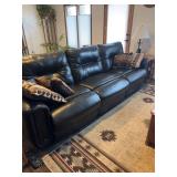 Franklin Co Couch,  112' recliners on the outside