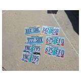 Nevada and oregon license plates