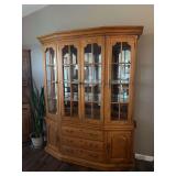 Thomasville Lighted China Hutch  65x18x82