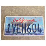 California protect our coast and oceans, license plate