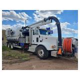2014 Peterbilt Sewer Jet Truck, Vin # 1NPSLJ0X7FD253796, Mileage/Odometer Reads 16,482 - Blower was Replaced in 2020 (see attached invoice), HAS RESERVE - This item has a WY Title and will require a W