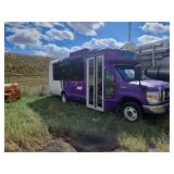 2011 E450 Ford Bus, Vin # 1FDFE4FL5BDA16884, Mileage/Odometer Reads 290,489 - Burns Oil - This item has a WY Title and will require a Wire transfer for payment.  (Preview and Pickup at Fleet)