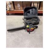 Homelite Chain Saw in Black Case, Condition Unknown (Preview and Pickup at BOPU)