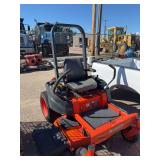 Kubota Zero-Turn Mower, model Z121S, odometer reads 478.8 hours, HAS KEY, mower deck needs repaired (Preview and pickup at BOPU)