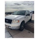2008 Ford F150, Vin # 1FTPX145X8KE99315, Mileage/Odometer Reads 90,315, 4x4 - Dent in Front Bumper, Fuel Gauge and Power Door Locks Inoperable, minimal hail and rust - Toolbox included. Antennas, Deca