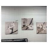 Floral wall art - two groups