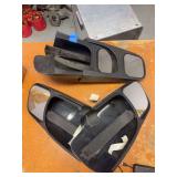 Two pairs of extension towing mirrors