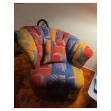 Bright color design side Chair, 39"