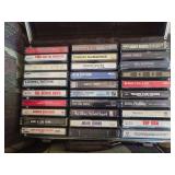Cassette tapes in case