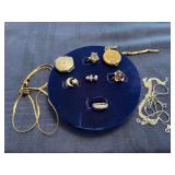 Rings marked Mexico 915 and 925, watches, chain