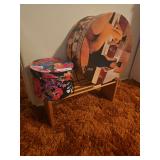 Decorative Boxes, Wooden Rack 19 x 6 x 7h