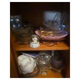 Candle holders, glass serving trays, glass bowls, Silverware-check all pics -Bring boxes to pack