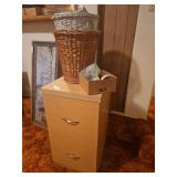 File File Pedestal,  Trash Cans, Tape, Sissors