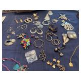 Earrings, necklace