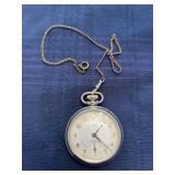 Ingersoll Buck pocket watch with chain